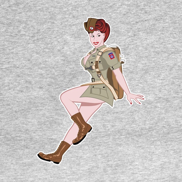 82 Airborne Pinup Girl by Baggss